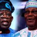 Tinubu Announces At Uyo Presidential Rally That He Made Atiku The Senate President.