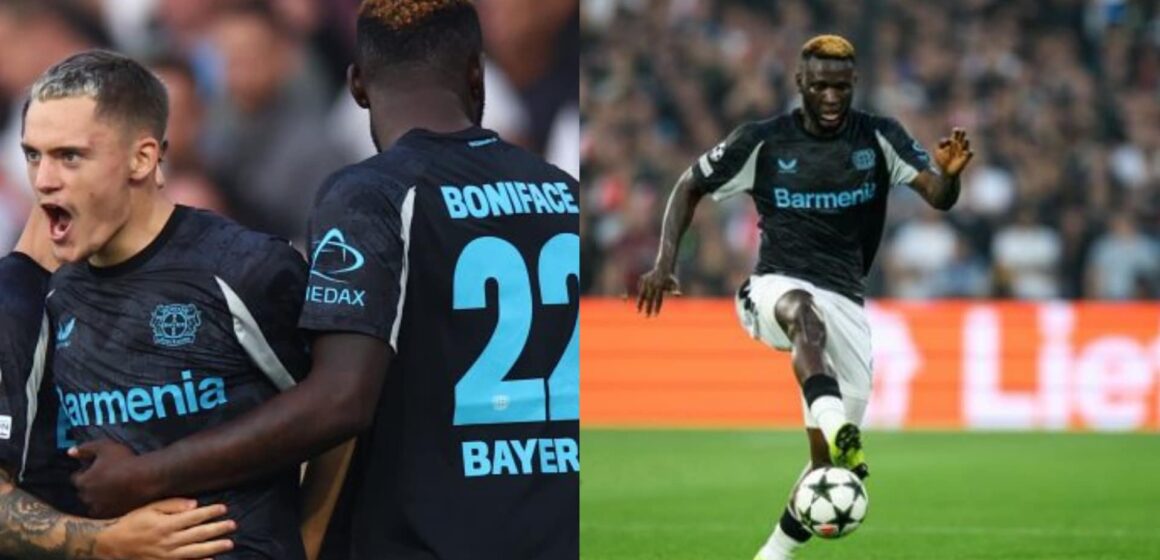 FunPic_20240919_212458206 BONIFACE’S BAYER LEVERKUSEN THRASH FEYENOORD 4-0 IN CHAMPIONS LEAGUE By Ibidunni Doyinsola