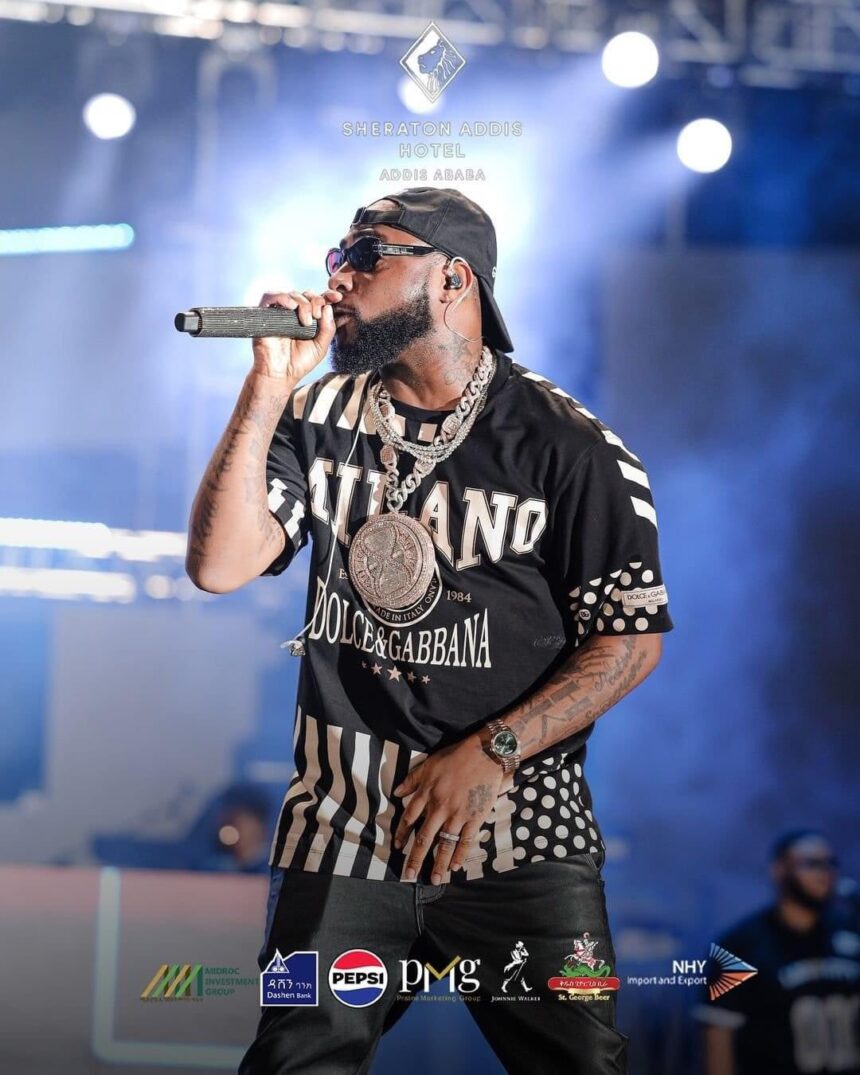 ETHIOPIA CELEBRATES 2017 NEW YEAR IN FANFARE AS DAVIDO PERFORMS ‘TIMELESS’ AT THE EVENT.