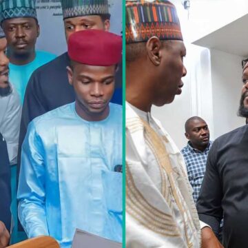 TINUBU SONS SHOW COMPASSION TO MAIDUGURI FLOOD VICTIMS, DONATE RELIEVE MATERIALS