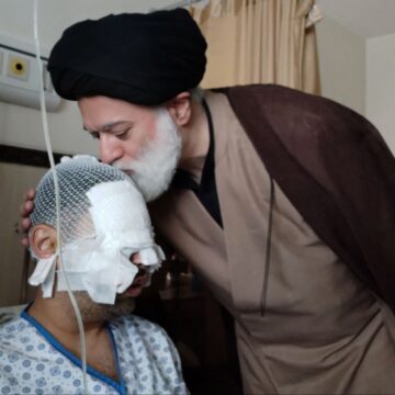 PHOTO STORY: AYATOLLAH KHAMENEI’S SONS VISIT SEVERAL WOUNDED LEBANESE AT TEHRAN