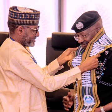 PHOTO STORY: IGP, OLUKAYODE EGBETOKUN, HONOURS AS THE DISTINGUISHED ALUMNUS OF THE UNIVERSITY OF LAGOS, BY THE UNILAG ALUMNI ASSOCIATION, FCT CHAPTER, IN ABUJA.