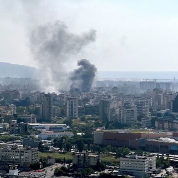 THREE ISRAELI AIRSTRIKES TARGET SOUTHERN BEIRUT, LEBANESE STATE