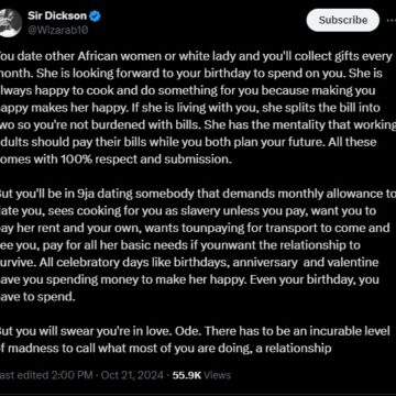 Twitter Story: Influencer Compares Between Dating A Nigerian Woman And Other Countries Women
