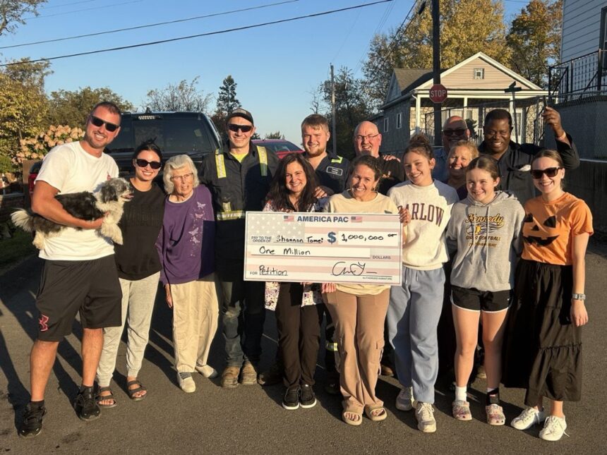 SHANNON FROM MCKEES ROCKS, PA RECEIVES $1M FOR SIGNING PETITION TO SUPPORT THE CONSTITUTION