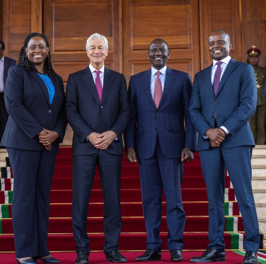 ‘JP MORGAN WILL NOT ENGAGE IN BANKING ACTIVITIES’ – RUTO CLARIFIES AS WORLD BIGGEST BANK ENTERS KENYA