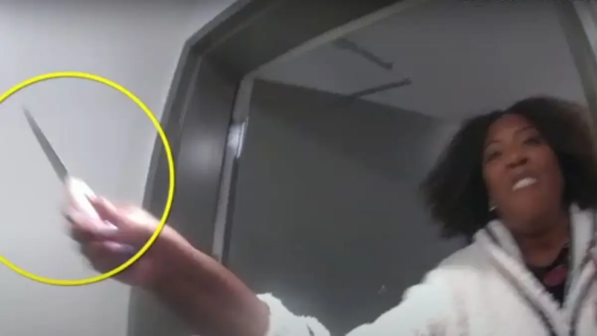 THE BODY CAM FOOTAGE OF WILSON ATTACKING AN OFFICER WITH A KNIFE BEFORE BEING SHOT