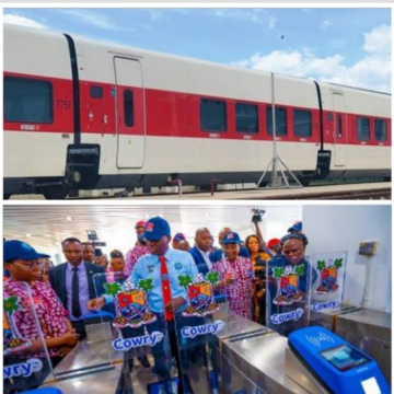 image VIDEO: LAGOS STATE CELEBRATE INAUGURAL COMMERCIAL RIDE OF THE LMRT RED LINE.