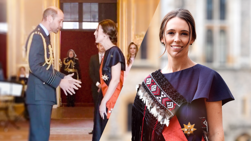 VIDEO: NEW ZEALAND’S FORMER PRIME MINISTER JACINDA ARDERN RECEIVED A DAMEHOOD AT WINDSOR CASTLE.