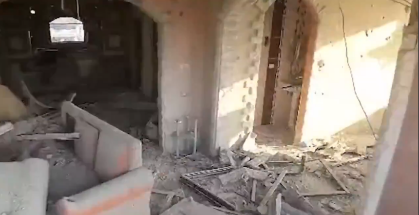 FOOTAGE OF YAHYA SINWAR’S LAST MOMENTS