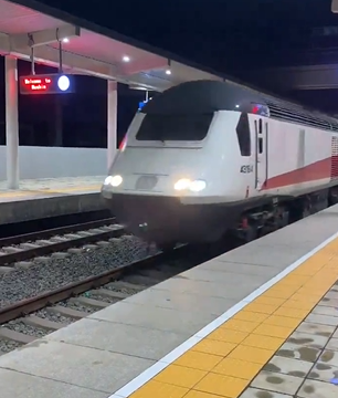 image NIGERIA HAS THE FASTEST TRAINS IN AFRICA.The two Talgo Intra-City Ten Coach metropolitan trains on the Lagos Red and Blue Line Metro have a speed of 330km/h.