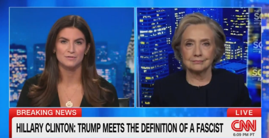 Hillary Clinton Says Trump Is ‘More Unstable’, Agrees with Harris for Centering Her Message on Reminding Voters He’s Dangerous for the Country.