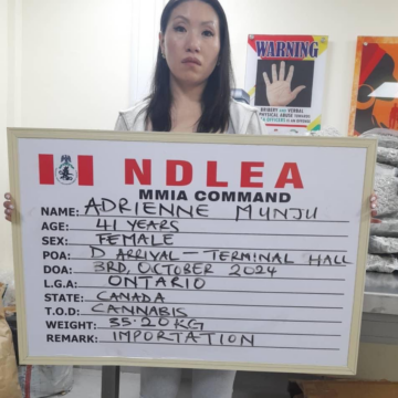 image NDLEA ARREST ONE CANADIAN AND THREE OTHER SUSPECTS FOR ILLICIT DRUGS.