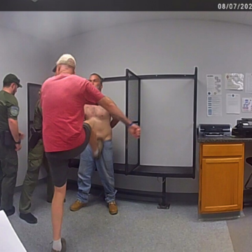 image MISTRIAL DECLARED AGAIN FOR SHERIFF ACCUSED OF KICKING SHACKLED MAN IN THE GROIN.