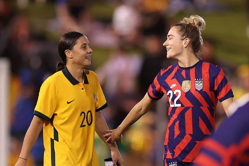 REACTIONS TRAIL SAM KERR AND KRISTIE MEWIS PREGNANCY ANNOUNCEMENT.