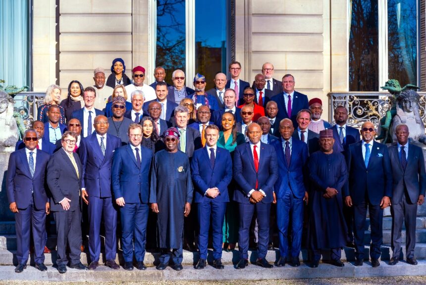 Photo News: Macron, Tinubu , Elumelu And Others At The France-Nigeria Business Council Meeting
