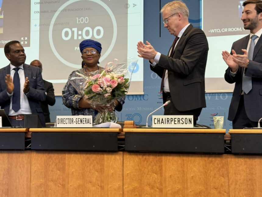 PHOTO; GENERAL COUNCIL HAS APPOINTS DG WTO OKONJO-IWEALA FOR A SECOND TERM.