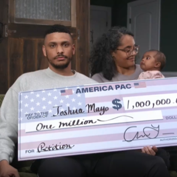 VIDEO: JOSHUA FROM NORTH CAROLINA EARNED $1M AFTER SIGNING PAC PETITION IN SUPPORT OF THE CONSTITUTION
