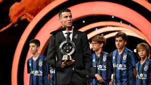 Ronaldo received Ambassadorial award “Platinum Quinas” from the Portuguese Football Federation.