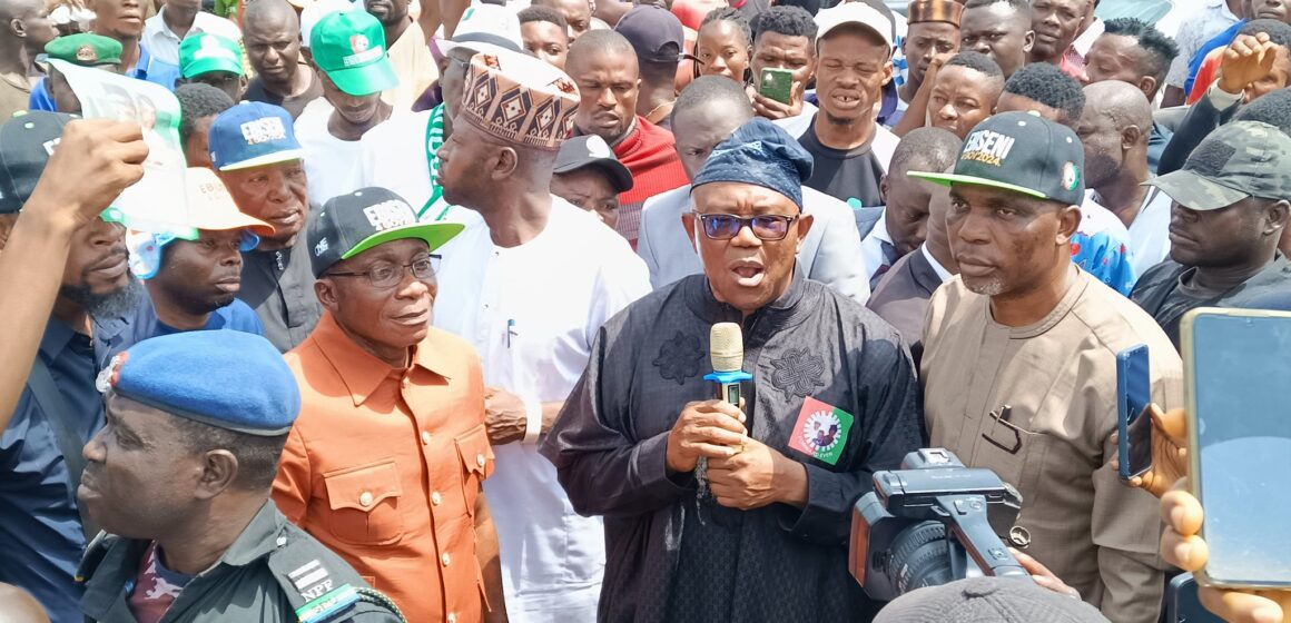 OBI CAMPAIGNS FOR EBISENI IN ONDO AHEAD OF NOVEMBER 16, URGE CITIZENS TO VOTE AGAINST TRANSACTIONAL POLITICS.