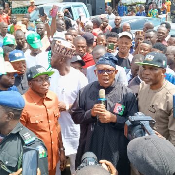 OBI CAMPAIGNS FOR EBISENI IN ONDO AHEAD OF NOVEMBER 16, URGE CITIZENS TO VOTE AGAINST TRANSACTIONAL POLITICS.