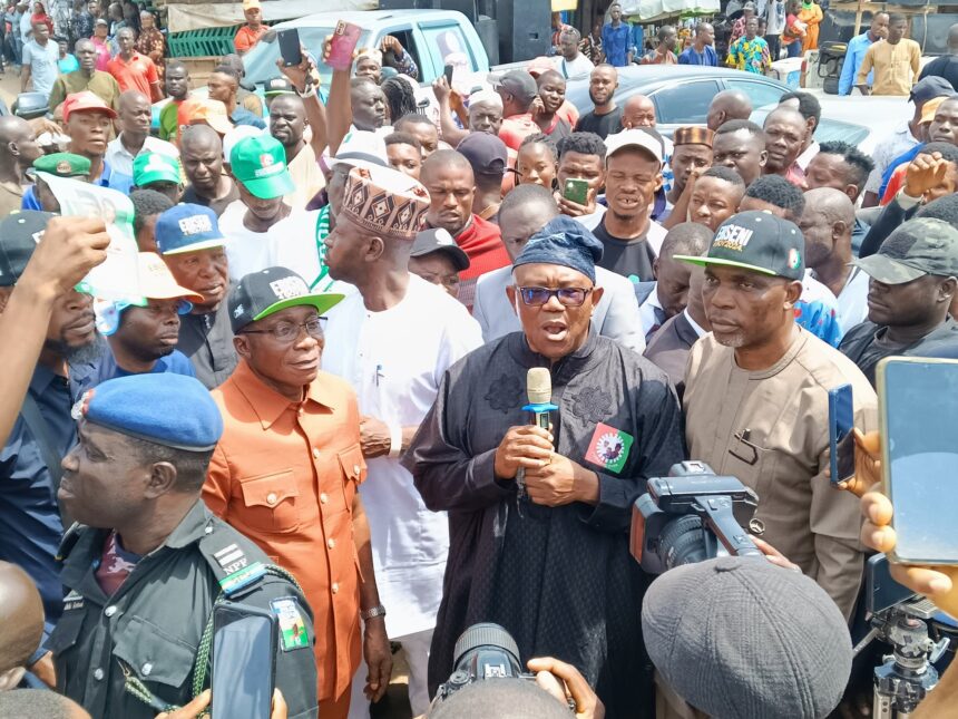 OBI CAMPAIGNS FOR EBISENI IN ONDO AHEAD OF NOVEMBER 16, URGE CITIZENS TO VOTE AGAINST TRANSACTIONAL POLITICS.