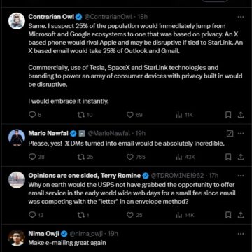 IMG-20241216-WA0087 Technology: Elon Musk to Consider X Email as Users Anticipate Its Creation