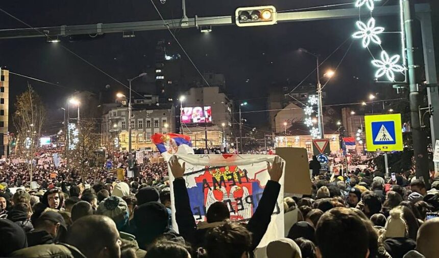 Massive Protests In Belgrade, Serbia Against Corruption Citizens Call On The Pro-Kremlin President Vučić And His Government To Step Down.