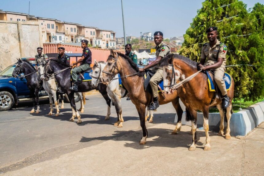 Photo story: Nigeria Police trained for security patrol, crowd control, and other anticrime engagements.