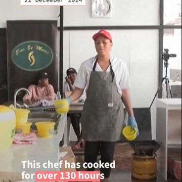 Video: Ivorian Chef Await Guinness World Record as She Attempt to Break Longest Individual Cooking Record