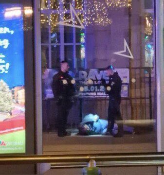 offender FOOTAGE OF THE MOMENT A VEHICLE DROVE STRAIGHT THROUGH THE CHRISTMAS MARKET IN MAGDEBURG, GERMANY.