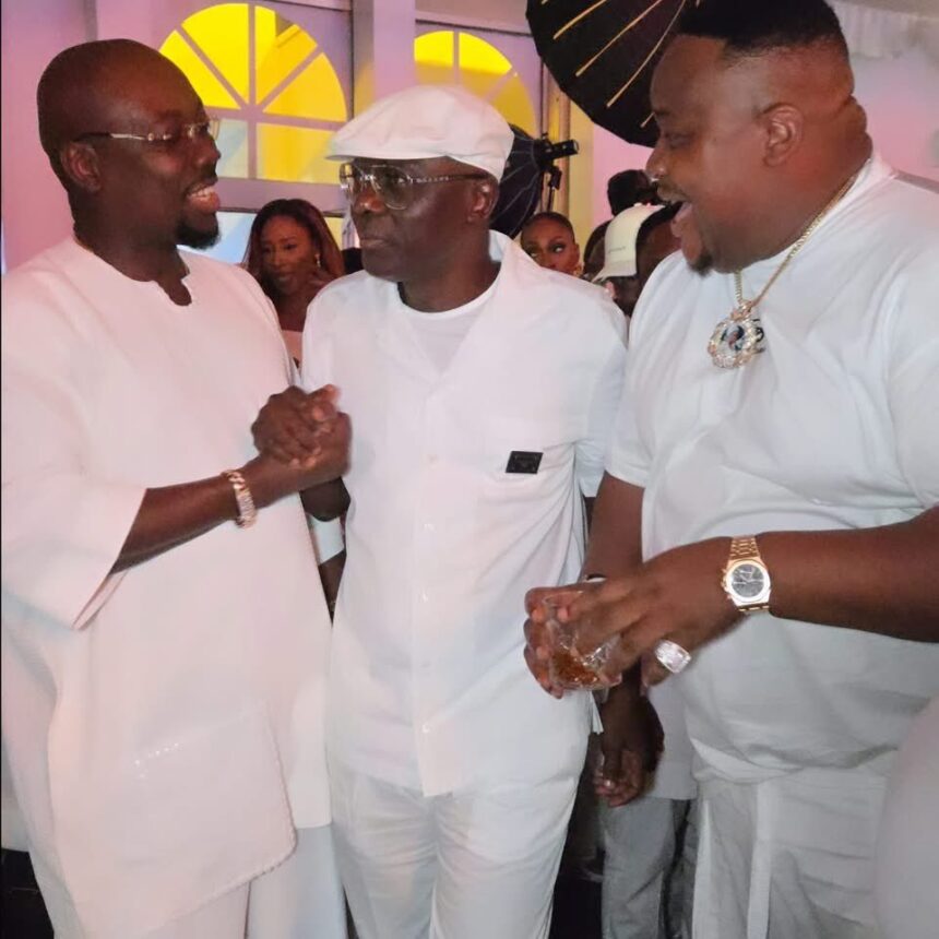 Personalities at the Tony Elumelu Annual All White Party