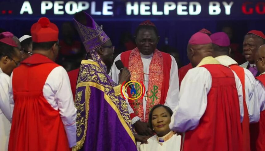 Photo Story: Rev. Funke Felix-Adejumo Consecrated to the Office of a Bishop By Bishop Francis Wale Oke, in the Company of Other Bishops.