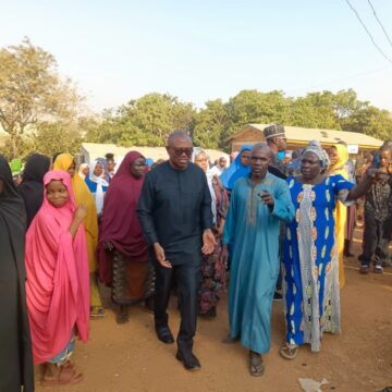 Obi Urge Federal Government to Address the Challenges Facing Internally Displaced Persons, Spends Time at the Camp.