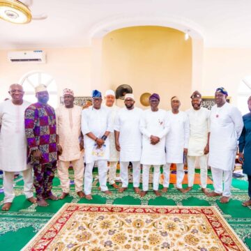 Photo News: Lagos State Held Prayers for Christian and Muslims in Marina to Kick Start the New Year