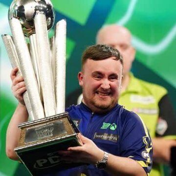 Photo Story: Luke Littler, the Youngest Dart World Champion In History Wishes To Parade Trophy At Old Trafford