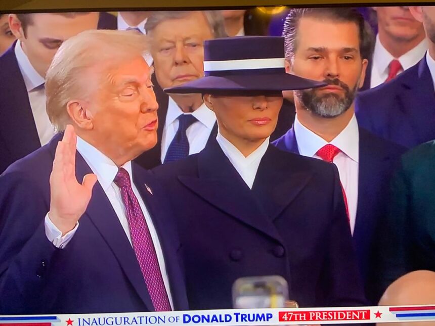 Inauguration of trump 47th president