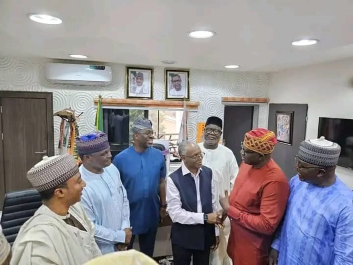 el-.jpeg 2027 Election: Nasir El-Rufai, PDP Chieftain, Others Plan Stronger Opposition at SDP Headquarter In Abuja Ahead Of Presidential Election.