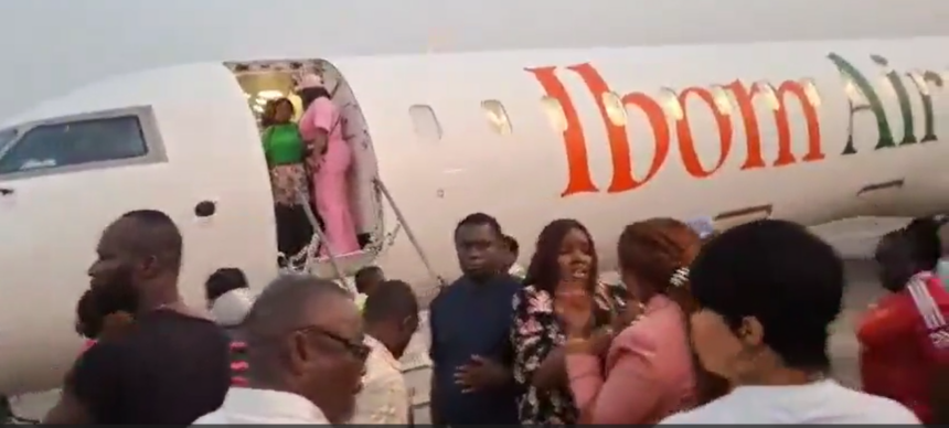 Ibom Air Passenger Holds Flight Hostage, Causes Cancellation and Refuses to Travel Without Her Bags As Airline Loses Millions Of Naira.