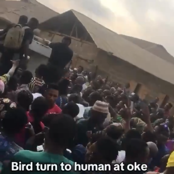 Video: Ogun State Police Rescues an Old Woman Alleged to be a Bird from Angry Mob