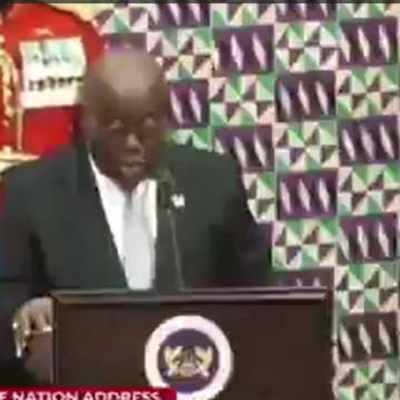 Video: Ghana President Akufo-Addo ADC Collapsed During Presidential Address To The Nation.