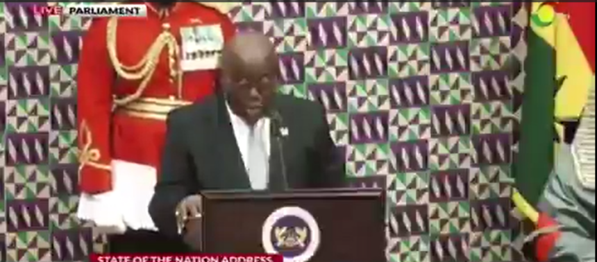 Video: Ghana President Akufo-Addo ADC Collapsed During Presidential Address To The Nation.