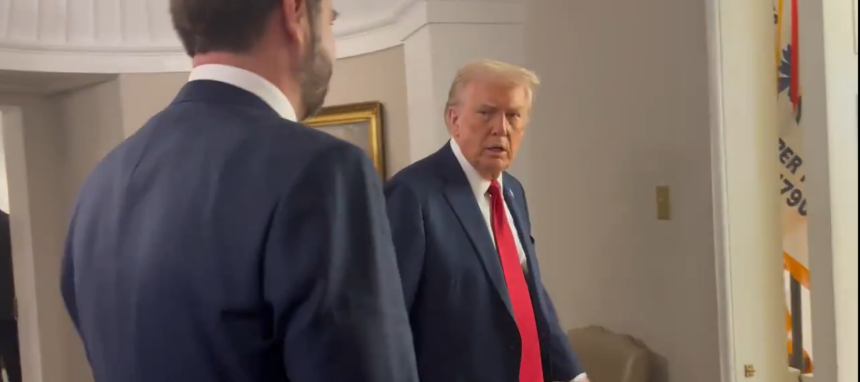 U.S. Vice President JD Vance First Entry to Oval Office