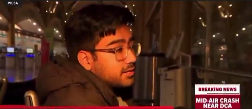 Washington Plane Collusion: “I’m just praying that somebody is pulling her out of the river right now. I’m praying to God.”  Hamaad Raza Fear for Wife’s Safety