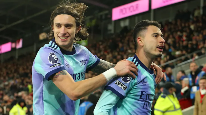 Arsenal begins 2025 with a bang, with a 3-1 win over Brentford.