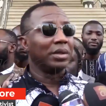“The welfare of the people of this country is paramount to us, we are not emergence activists like El-Rufai, Amaechi and the rest of them”— Sowore