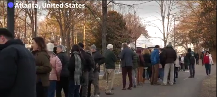 Mourners Pay Last Respect to Former President’s Body at Carter’s Presidential Center before Being Flown to Washington for US Navy Burial