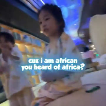 Video: Curious Chinese Girls Sees Black Man for the First Time, Wonder If They Are Same Kind of Human