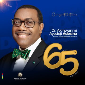 Lagos State Governor Celebrates AFDB President At 65