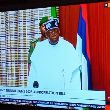 President Tinubu signs 2025 Appropration Bill
